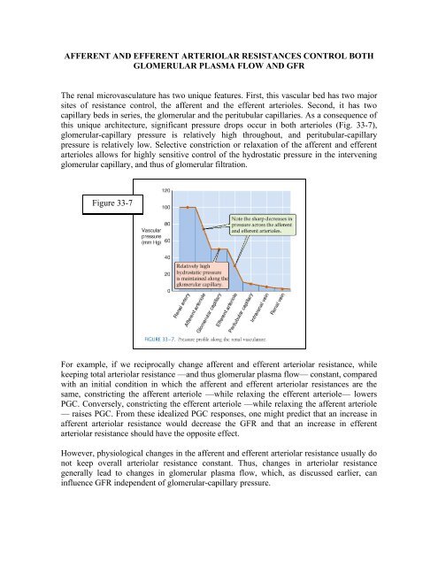 AFFERENT AND EFFERENT ARTERIOLAR RESISTANCES ...