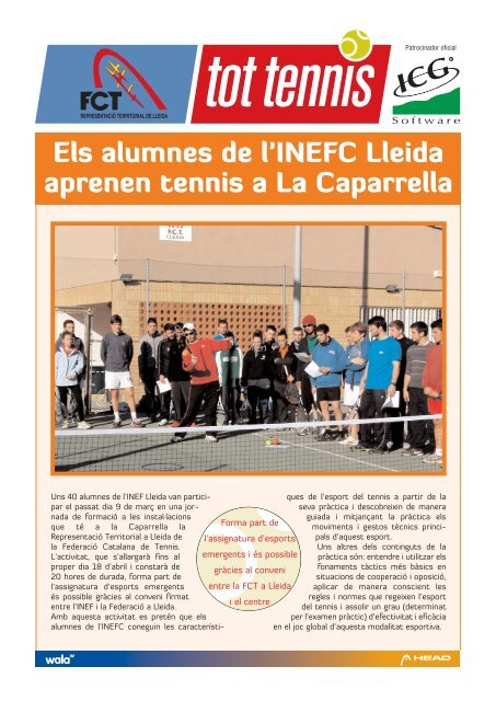 NÂº 41 - FederaciÃ³ Catalana de Tennis