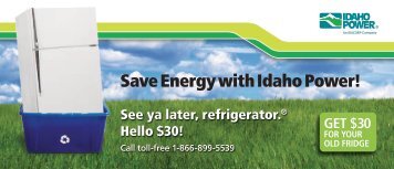 See You Later Refrigerator - Idaho Power