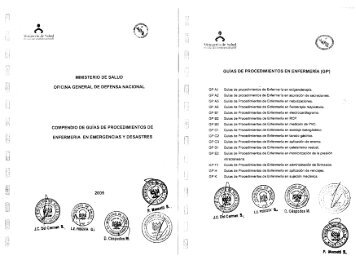 guias de procedimientos en enfermería (gp) - Ministerio de Salud