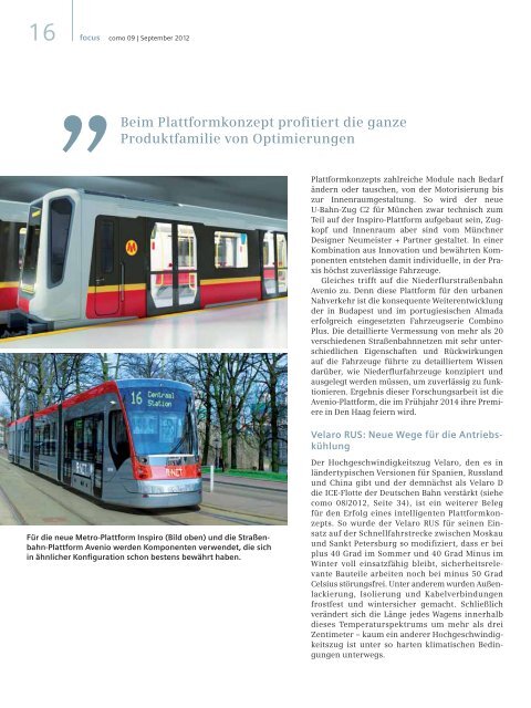 Zukunft Schiene - Siemens Mobility