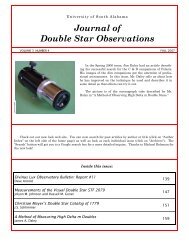 Journal of Double Star Observations - JDSO.org