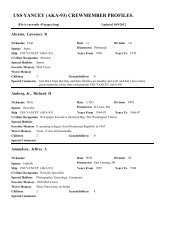 uss yancey (aka-93) - Military Locator & Reunion Service