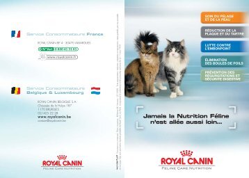 tÃ©lÃ©chargeant la brochure (PDF) - Royal Canin