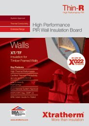 Thin-R XT/TF Brochure Download PDF - Xtratherm