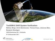 TanDEM-X SAR System Verification - Mathias Weigt, Ulrich ...