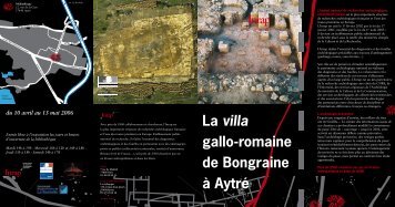 La villa gallo-romaine de Bongraine à Aytré - Inrap