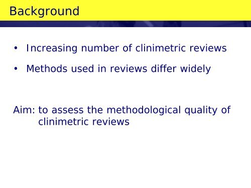 presentation systematic review - EMGO