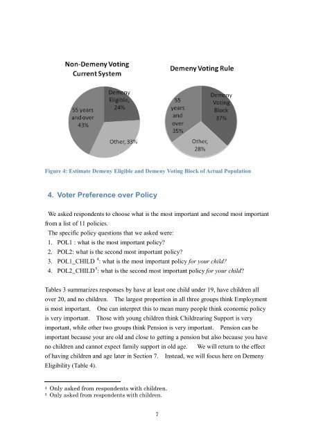 Intergenerational Voter Preference Survey - Preliminary Results ...