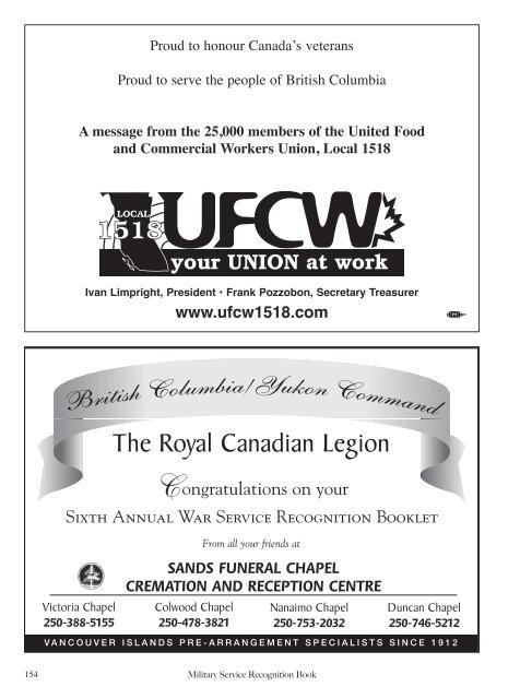 Volume 6 - Legion BC/Yukon Command Website