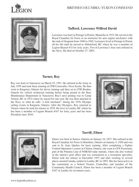 Volume 6 - Legion BC/Yukon Command Website