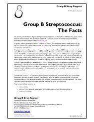 Group B Streptococcus: The Facts - Group B Strep Support