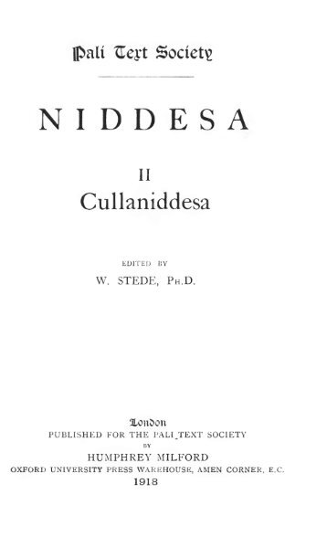 Niddesa, vol. 3 - MyWebSpace