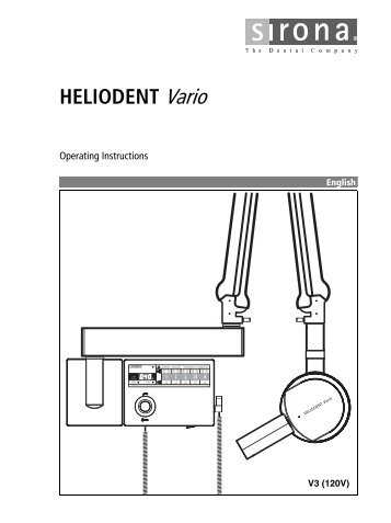 HELIODENT Vario Operating Instructions - Dentalcompare.com