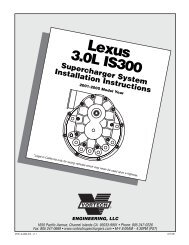 (4LAv1.1)Lexus - Vortech Superchargers