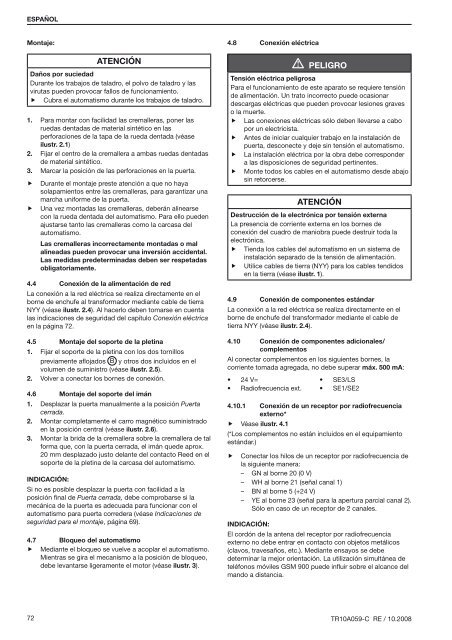 Automatismo para puerta corredera LineaMatic - HÃ¶rmann