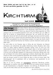 Juni 2008 - Ev: Kirchengemeinde Nürnberg-Mögeldorf