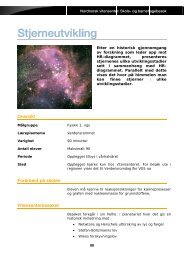 Stjerneutvikling - Nordnorsk vitensenter