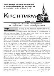 März 2007 - Ev: Kirchengemeinde Nürnberg-Mögeldorf