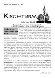 Februar 2009 - Ev: Kirchengemeinde Nürnberg-Mögeldorf