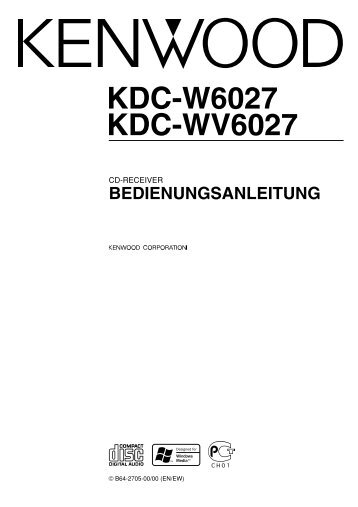 KDC-W6027 KDC-WV6027 - Kenwood