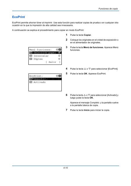 InstruccIones Manual de - Utax