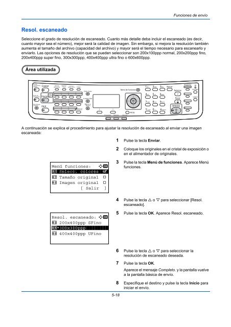 InstruccIones Manual de - Utax