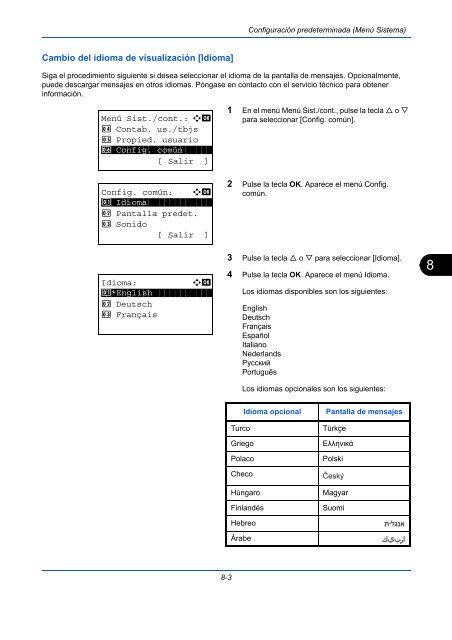 InstruccIones Manual de - Utax