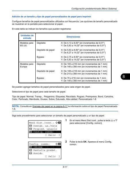 InstruccIones Manual de - Utax