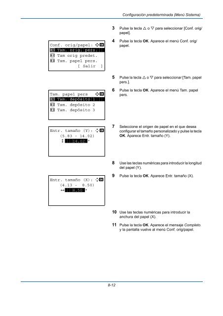 InstruccIones Manual de - Utax