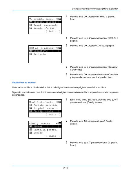 InstruccIones Manual de - Utax