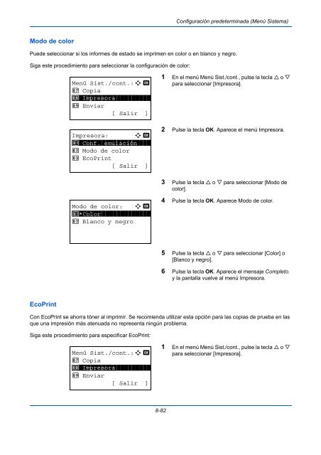 InstruccIones Manual de - Utax