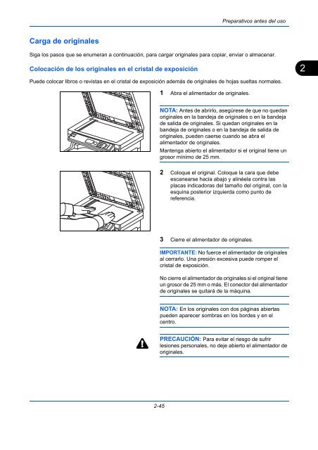 InstruccIones Manual de - Utax