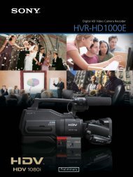 HVR-HD1000E - eDigitech