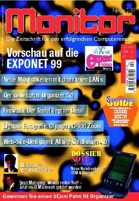 Die komplette MONITOR-Ausgabe 2/1999 können Sie