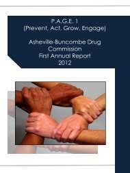 Drug Commission Report - Buncombe County