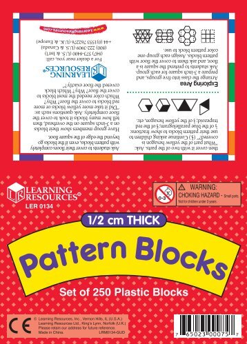 Pattern Blocks - Learning Resources