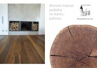 Masivní dubové postaršené podlahy OldChapel katalog - AU-MEX