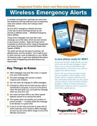 Wireless Emergency Alerts - Prepare Metro KC