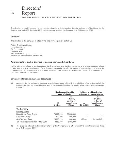 TenaciTy againsT adversiTy - Swissco Holdings Limited