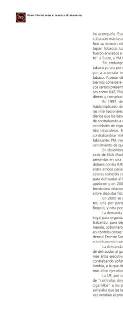 Tendencias y factores asociados al consumo de tabaco en los ...