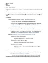 Definition Speech Outline Sample. - Speechsuccess.net