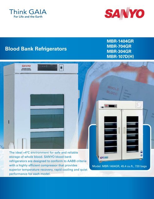 sanyo blood bank refrigerator