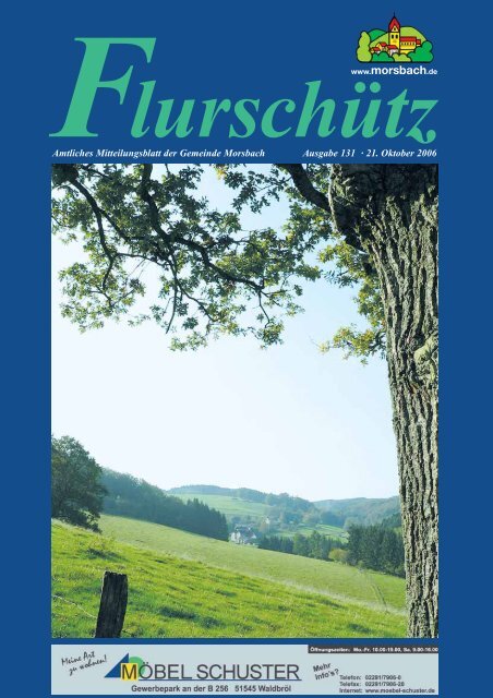 131. Ausgabe vom 21.10.2006 - Gemeinde Morsbach