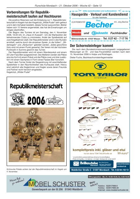 131. Ausgabe vom 21.10.2006 - Gemeinde Morsbach
