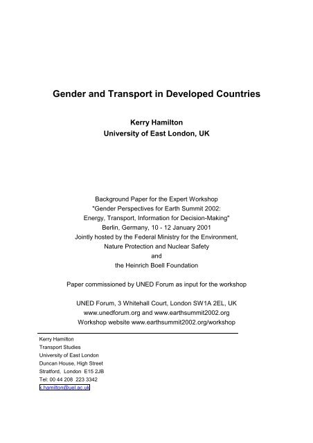 How to use the Public Transport Gender Audit Checklist