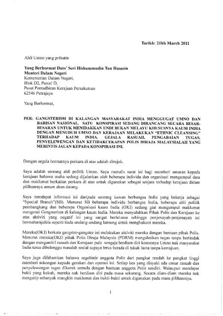 Ttrrhadap Kaum India Gejala Iėasuah Malaysia Today