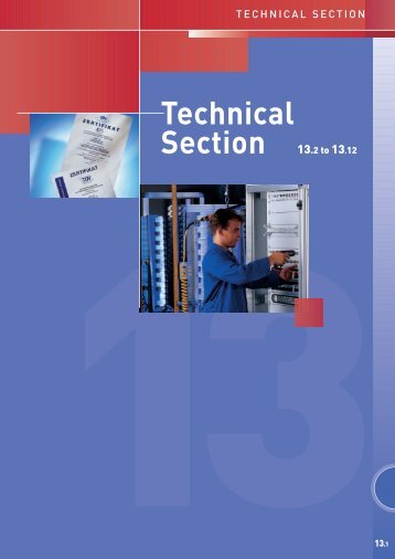 Technical Section 13.2 to 13.12 - Connex Telecom