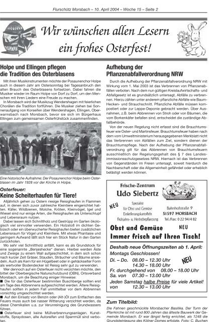 67. Ausgabe vom 10.04.2004 - Gemeinde Morsbach