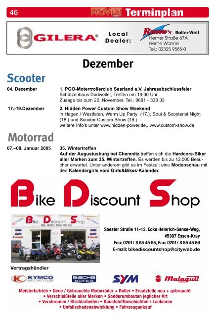 Dezember 2004 - Mover Magazin